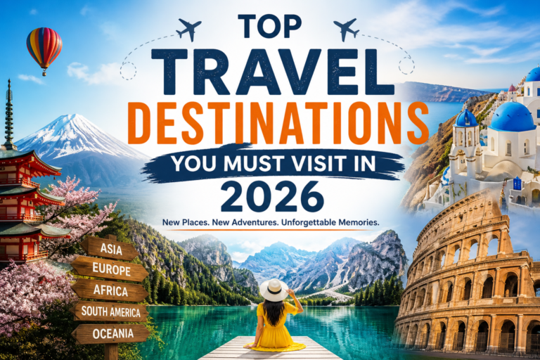 Top 8 travel destination you must visit in 2026