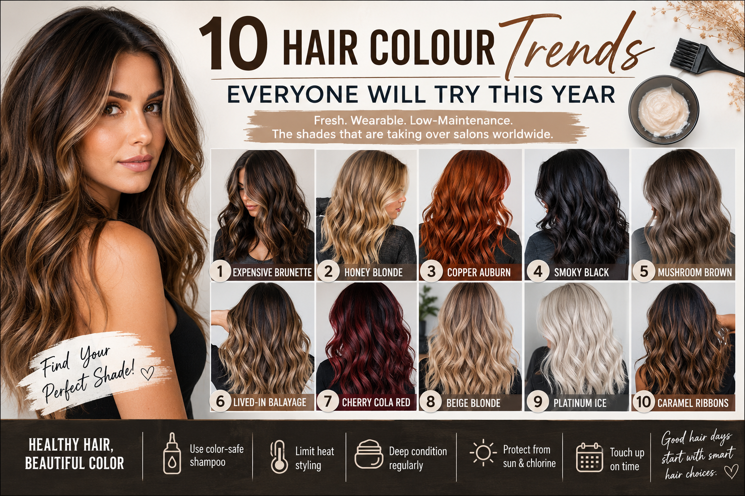10 Hair Colour Trends Everyone Will Try This Year