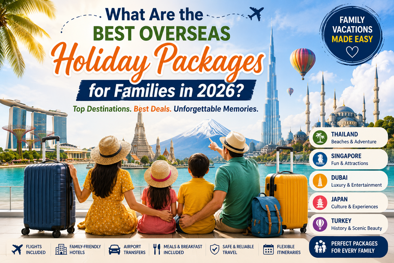 What Are the Best Overseas Holiday Packages for Families in 2026?