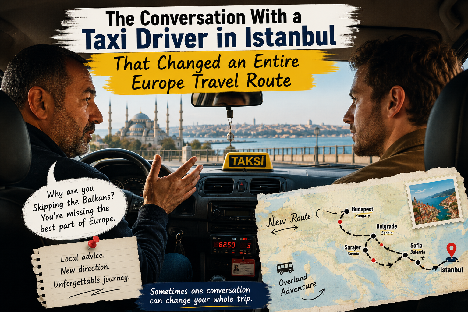 The Conversation With a Taxi Driver in Istanbul That Changed an Entire Europe Travel Route