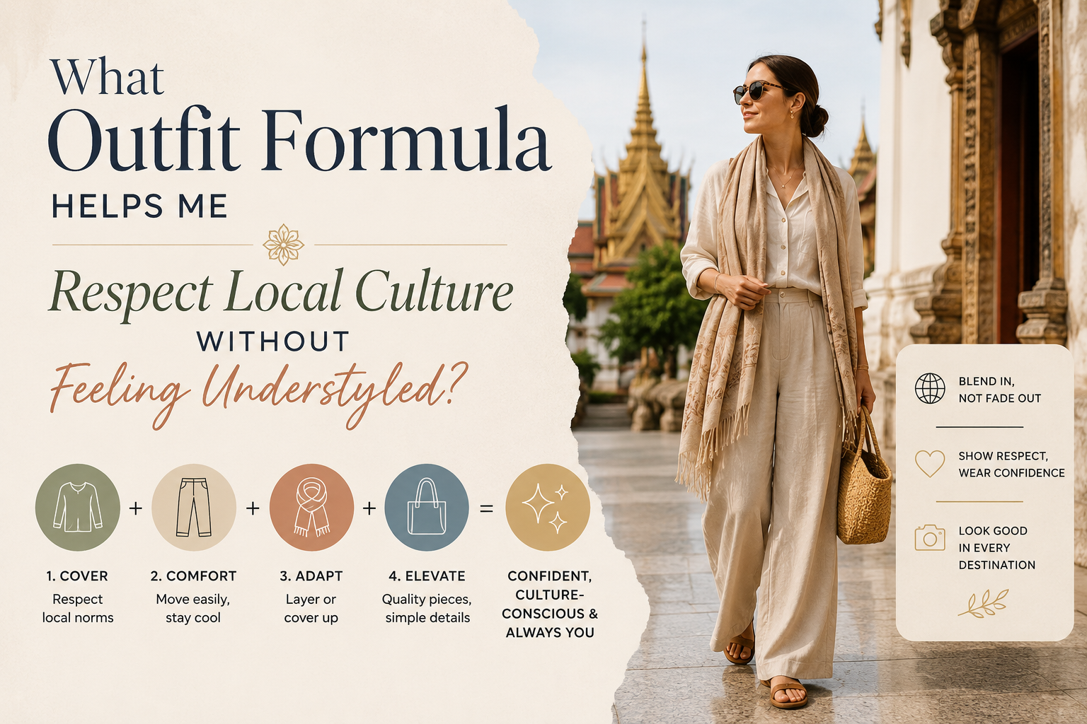 What Outfit Formula Helps Me Respect Local Culture Without Feeling Understyled?