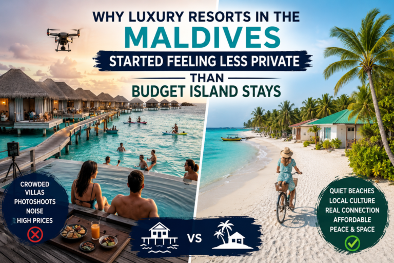 why luxury resorts in the maldives