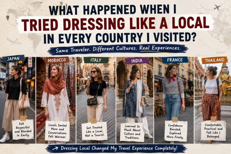 dressing like a local