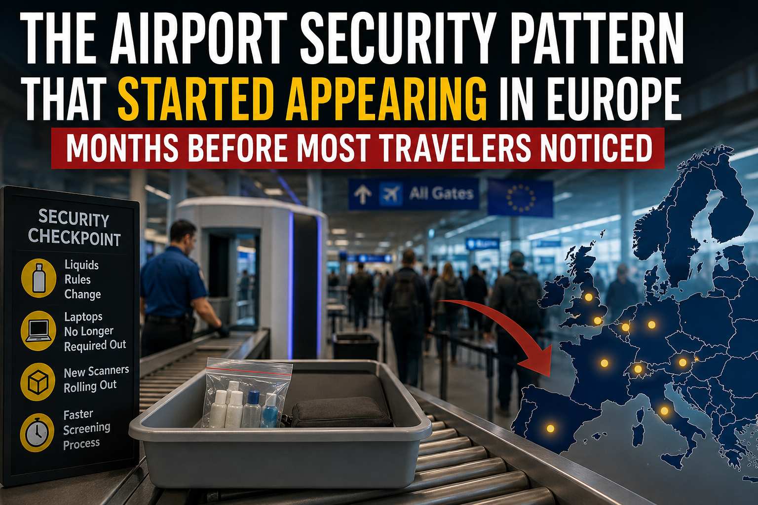 The Airport Security Pattern That Started Appearing in Europe Months Before Most Travelers Noticed