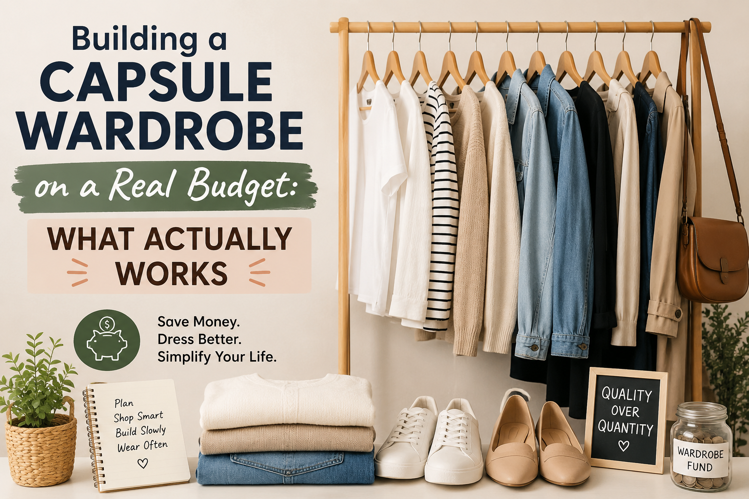 building a capsule wardrobe in a budget