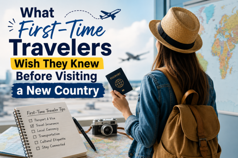 first time travelers tips and tricks