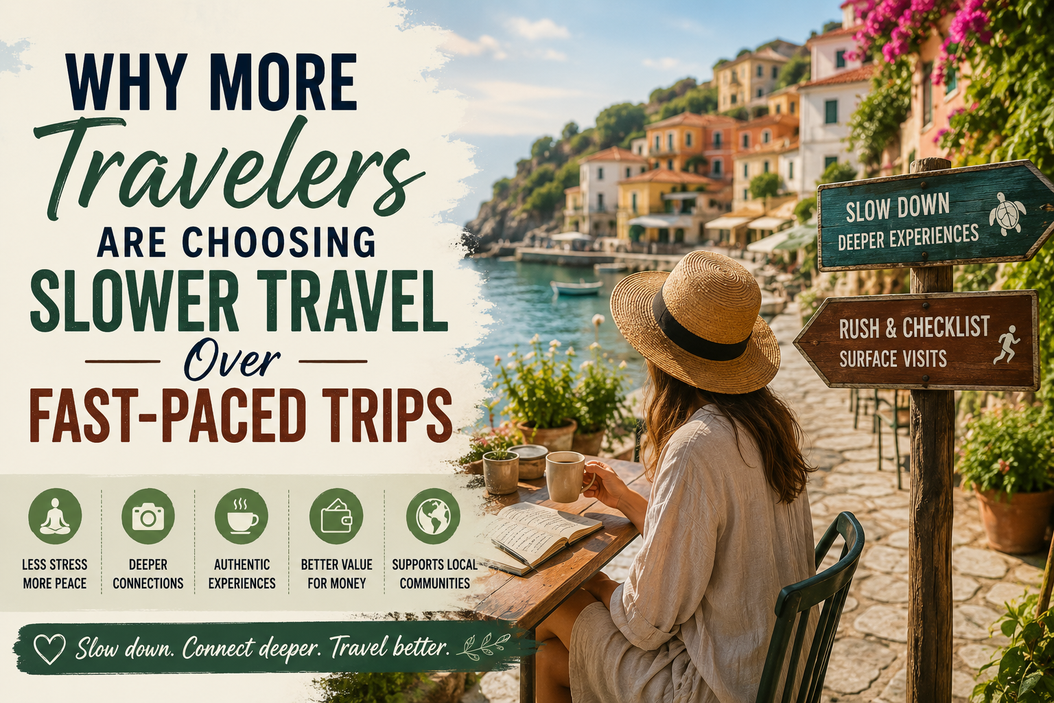 Why More Travelers Are Choosing Slower Travel Over Fast-Paced Trips