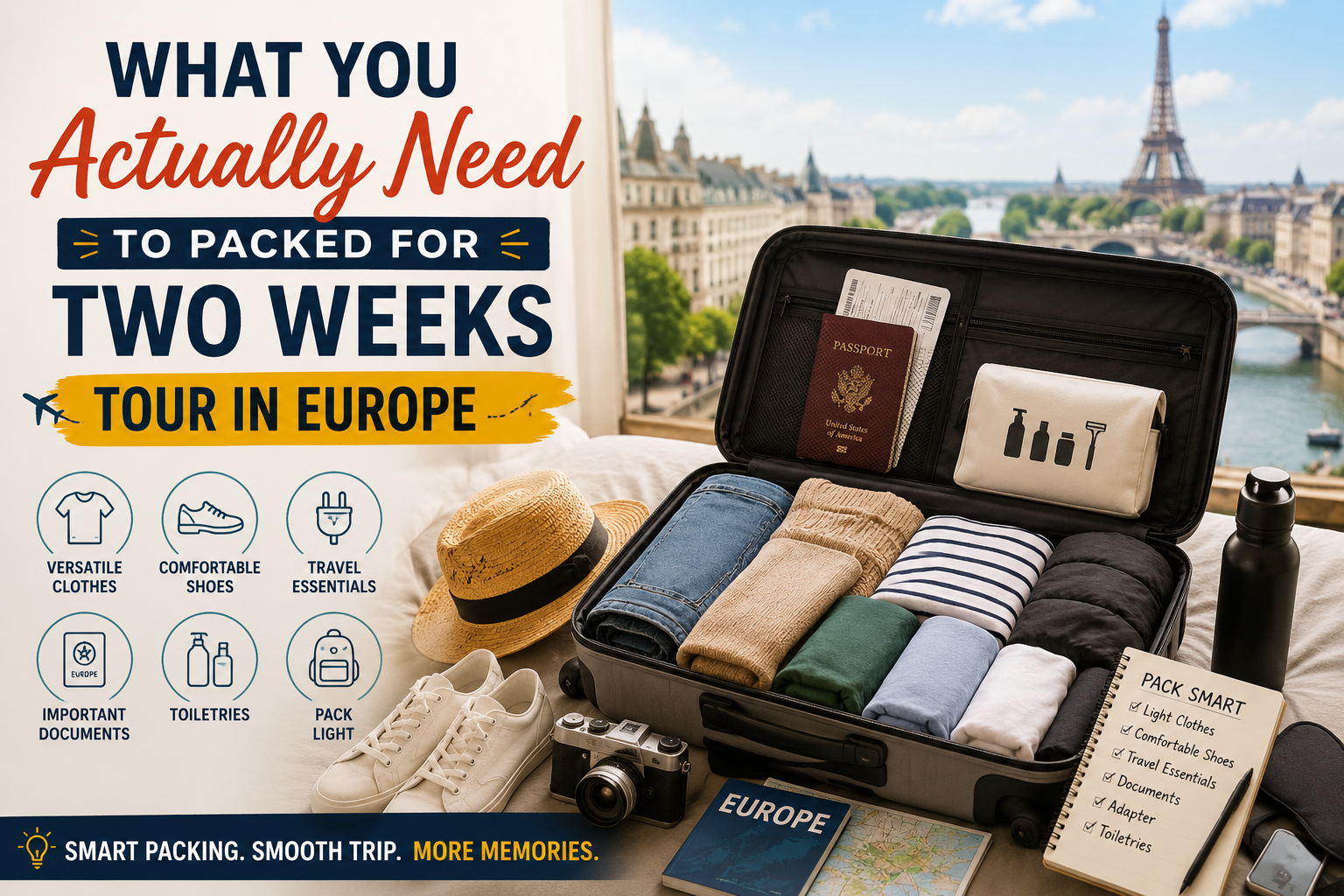 What You Actually Need to Packed for Two Weeks Tour in Europe
