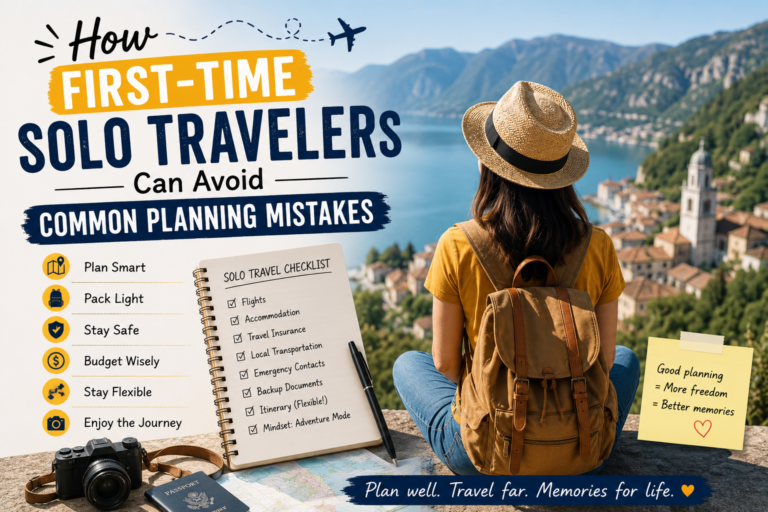 solo travel planing and tips