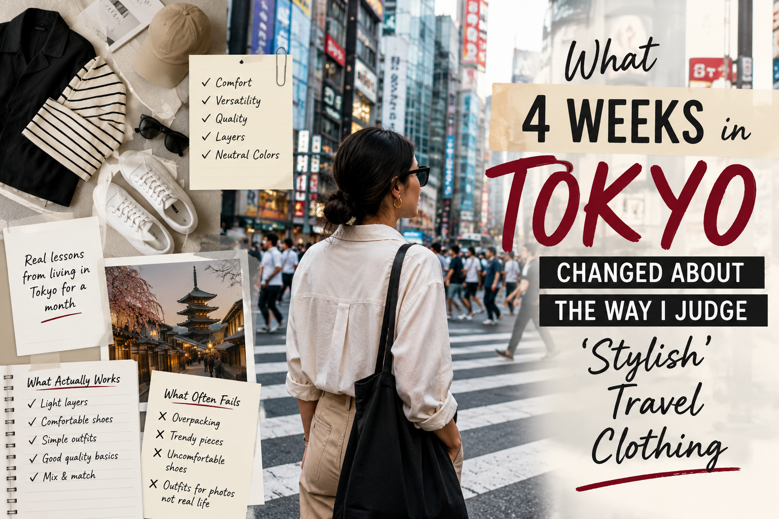 What 4 Weeks in Tokyo Changed About the Way I Judge ‘Stylish’ Travel Clothing