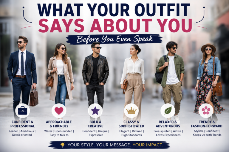 what your outfit says about you