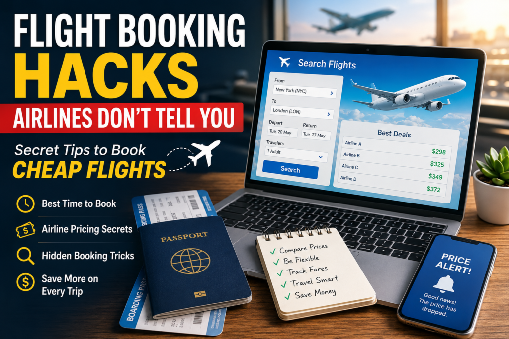 Flight booking hacks for savvy travelers