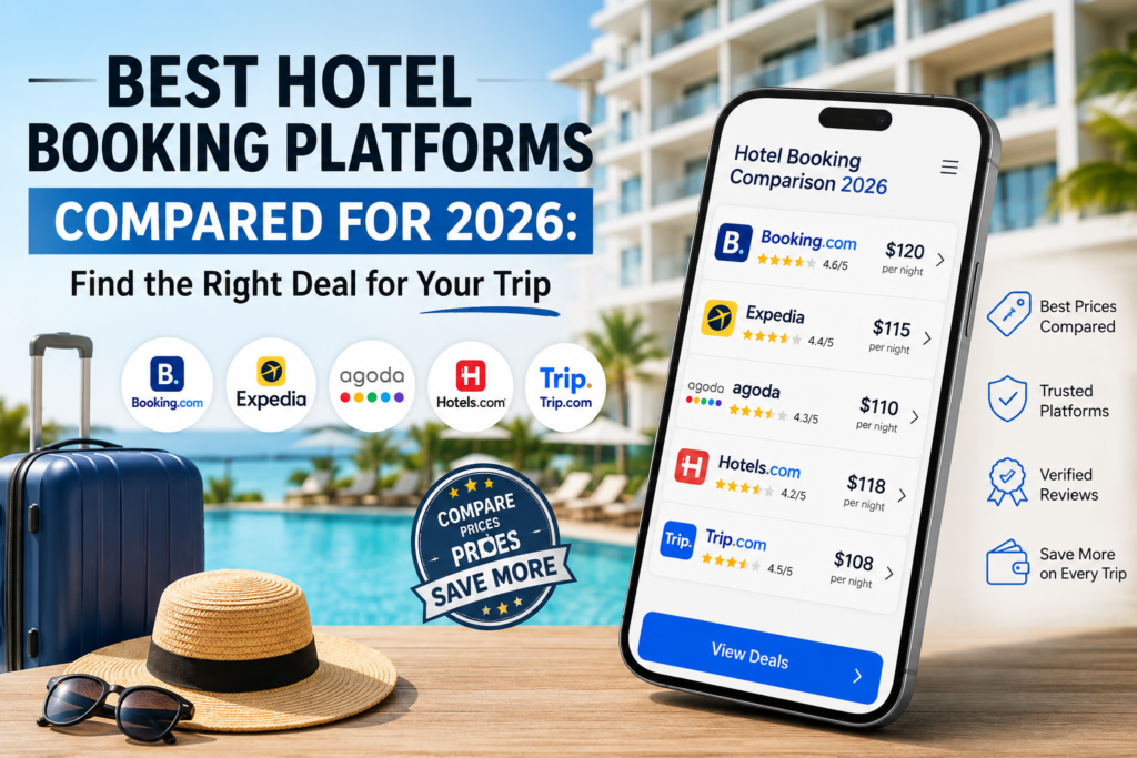 Hotel booking platforms comparison for 2026