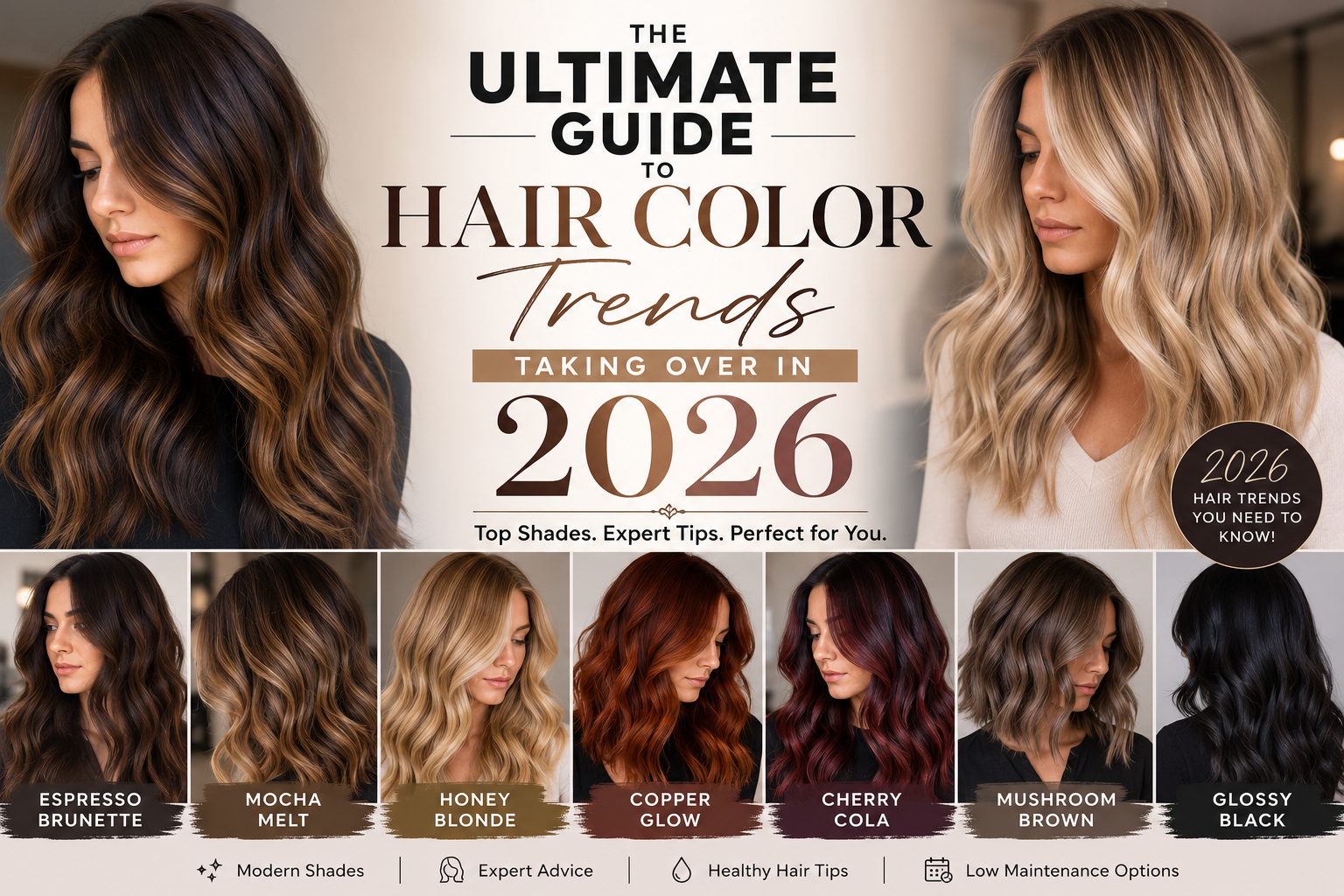 The Ultimate Guide to Hair Color Trends Taking Over in 2026
