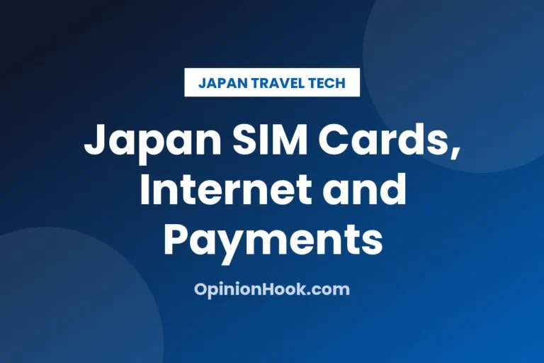 Japan SIM Cards, Internet, Currency and Payments: A Traveller Guide