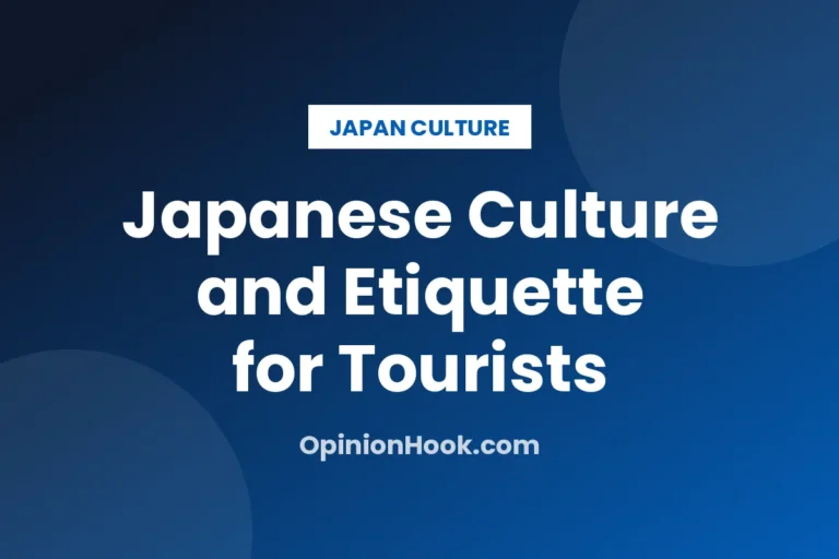 Japanese Culture and Etiquette for Tourists